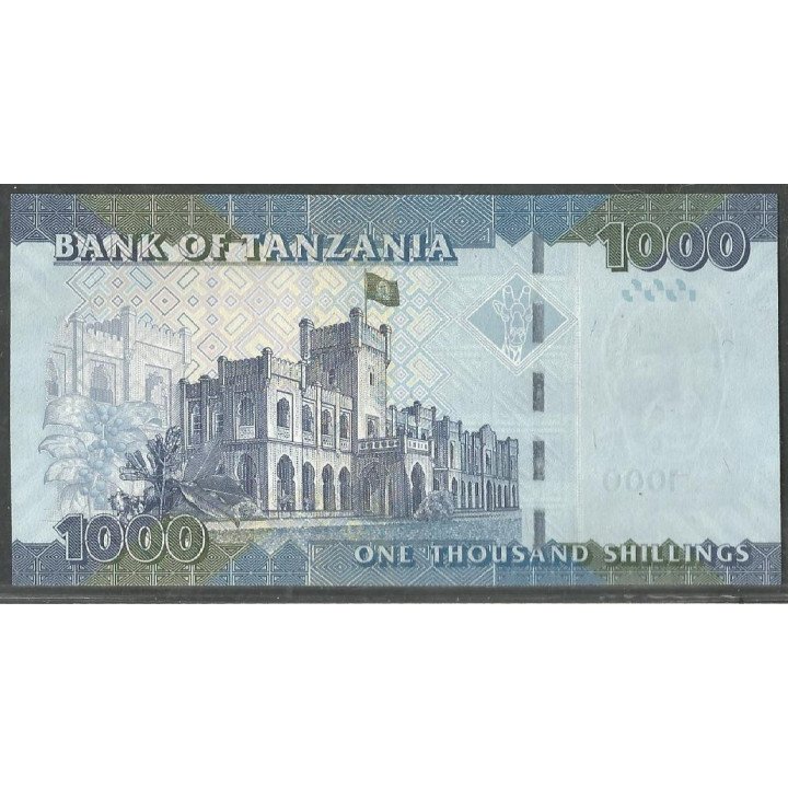 Tanzania 1.000 Shillings 2019 P41c reverso