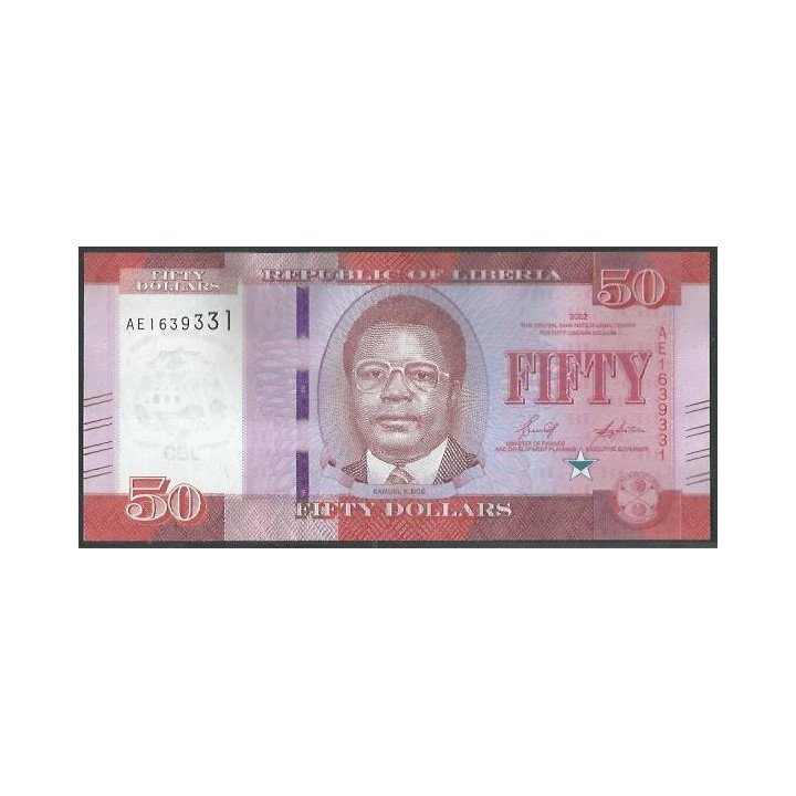 Liberia 50 Dollars 2022 P40