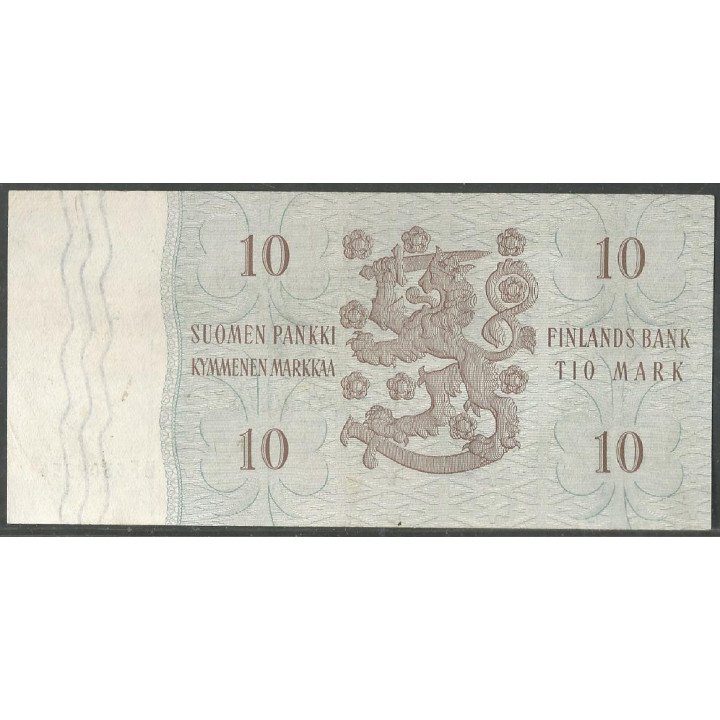 Finlandia 10 Markka 1963 P104a112 reverso