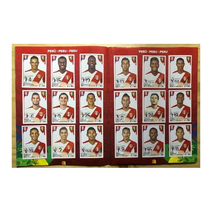 Futbol - Copa América Brasil 2019 Panini reverso