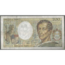 Francia 200 Francs 1987 P155b