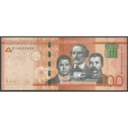 Rep. Dominicana 100 Pesos 2024 P190i