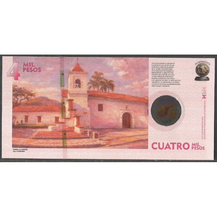 Anuvalle 4 Mil Pesos 14-5 Mar 2026 reverso