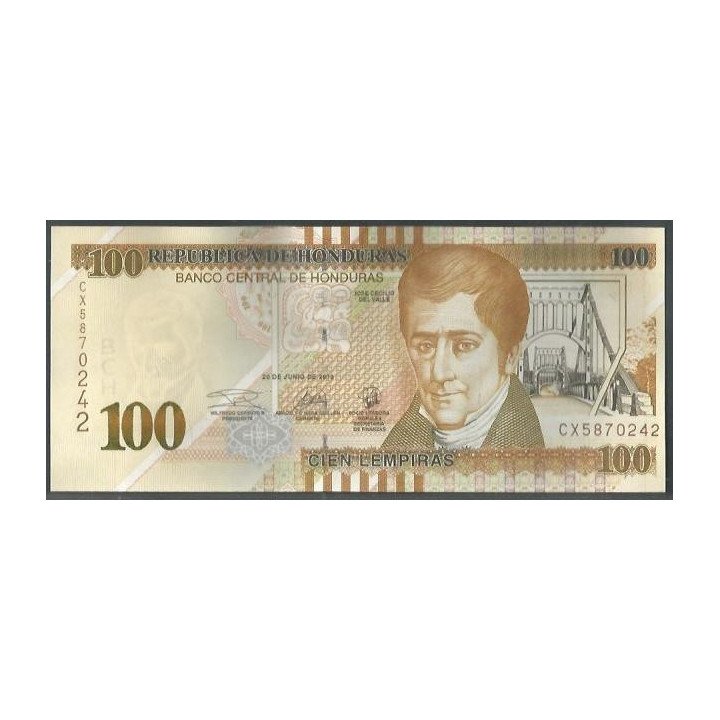 Honduras 100 Lempiras 20 Jun 2019 P102d