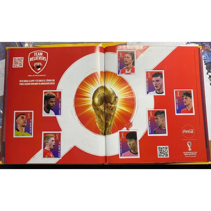Futbol - Mundial Qatar 2022 Panini Pasta Blanda reverso