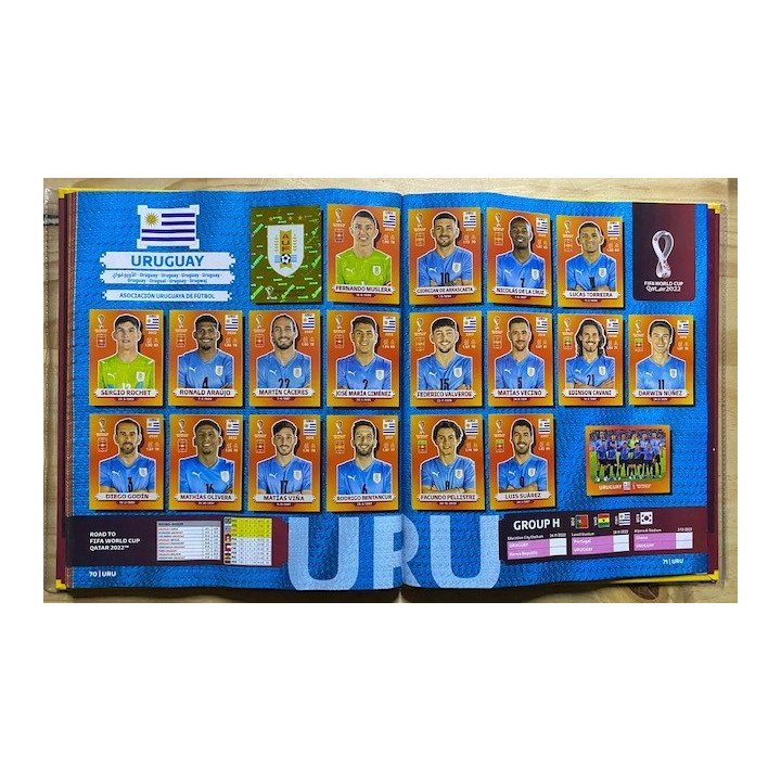 Futbol - Mundial Qatar 2022 Panini Pasta Blanda reverso