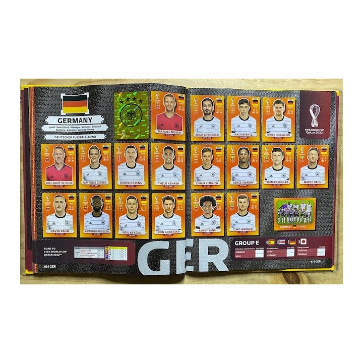 Futbol - Mundial Qatar 2022 Panini Pasta Blanda reverso