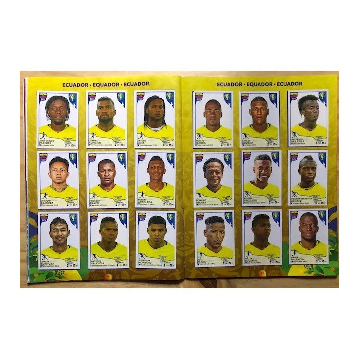 Futbol - Copa América Brasil 2019 Panini reverso