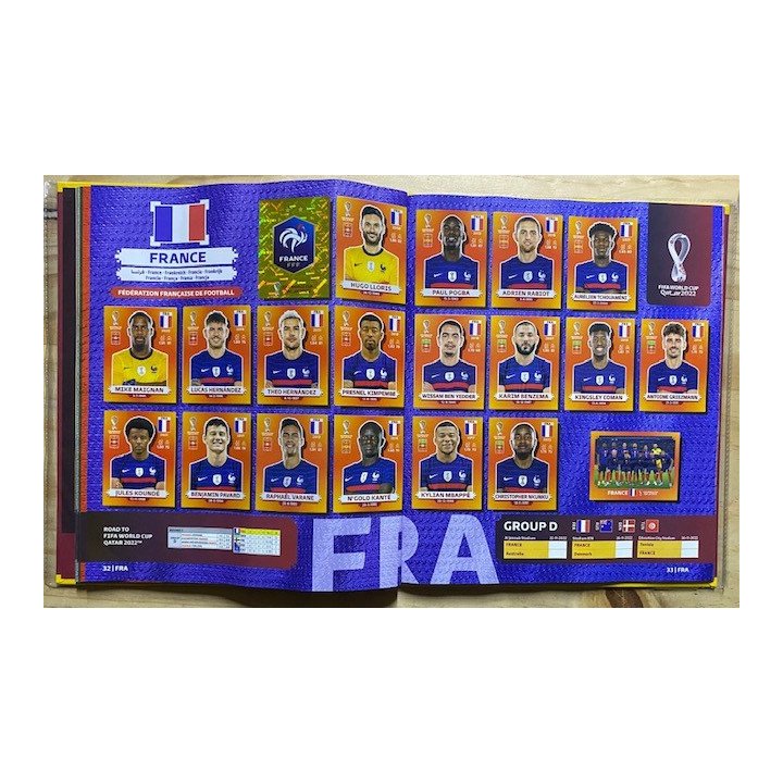 Futbol - Mundial Qatar 2022 Panini Pasta Blanda reverso