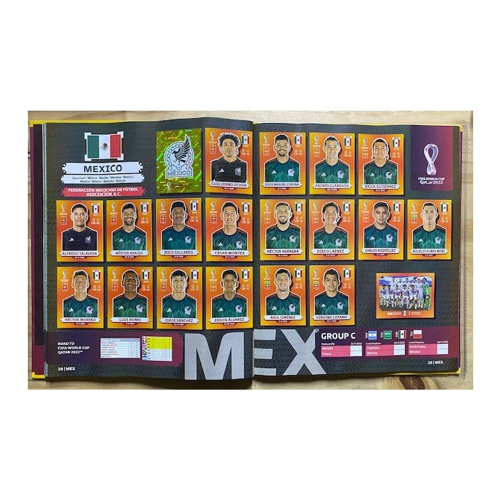 Futbol - Mundial Qatar 2022 Panini Pasta Blanda reverso