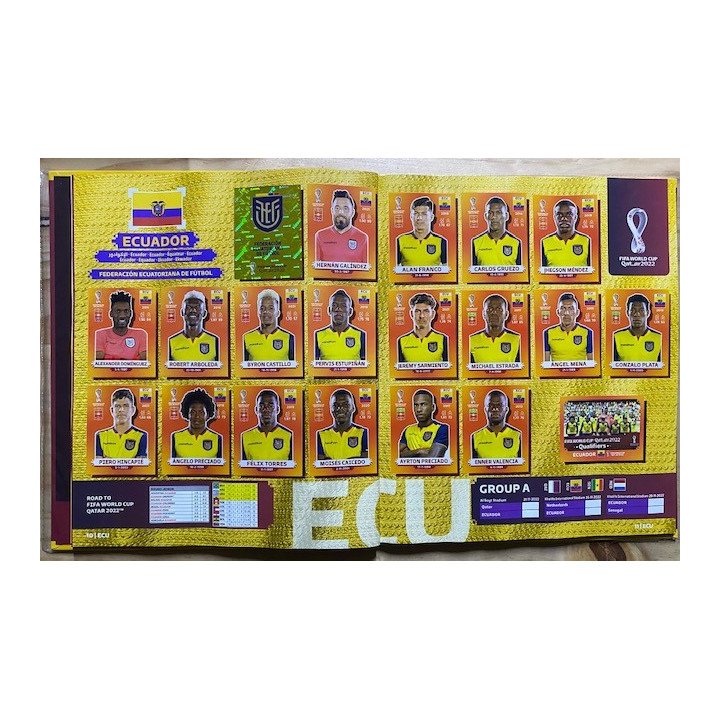 Futbol - Mundial Qatar 2022 Panini Pasta Blanda reverso