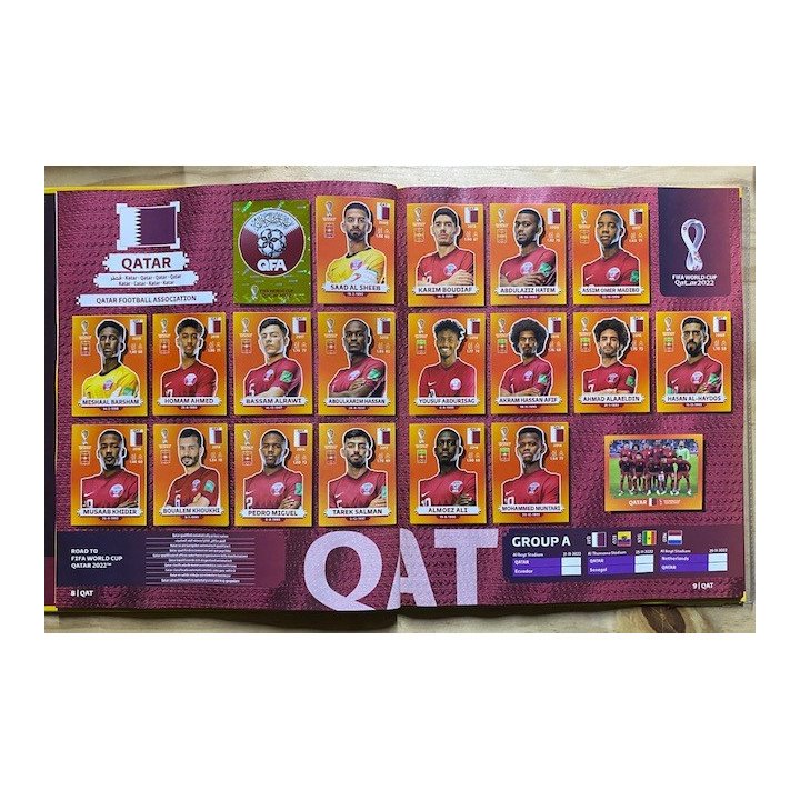 Futbol - Mundial Qatar 2022 Panini Pasta Blanda reverso