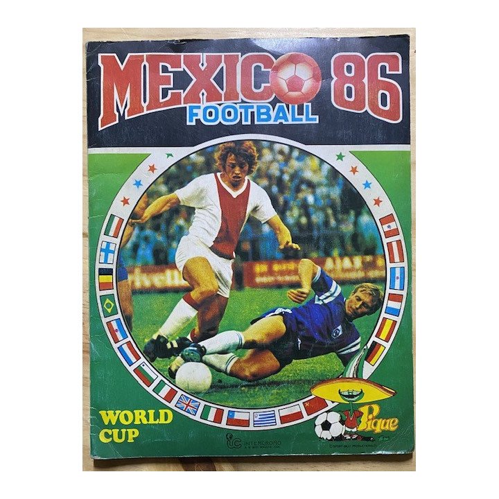 Futbol - Mundial Mexico 1986 Pique Intercrom