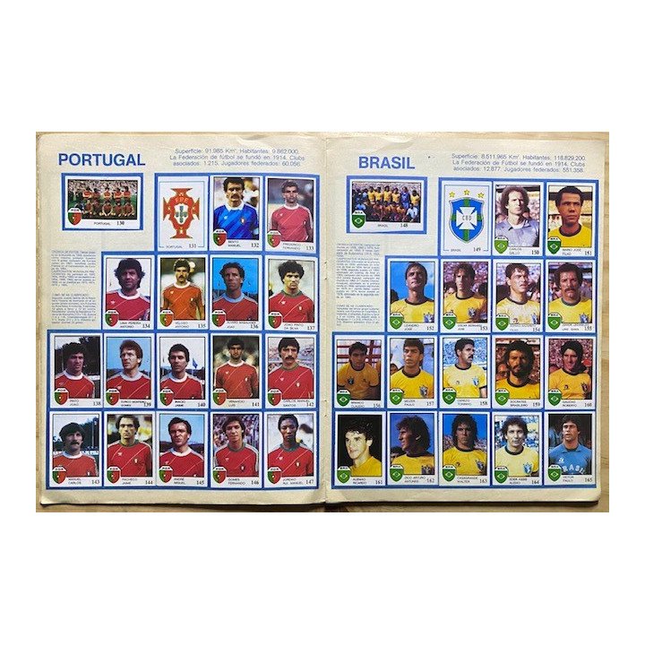 Futbol - Mundial Mexico 1986 Pique Intercrom reverso