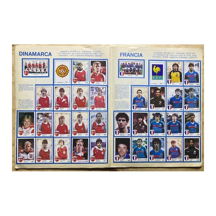 Futbol - Mundial Mexico 1986 Pique Intercrom reverso