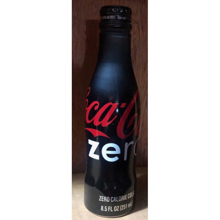 Botella 251 Ml Aluminio Coca-Cola Zero - Usa 2011 Negra