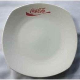 Plato Seco Blanco Y Rojo
