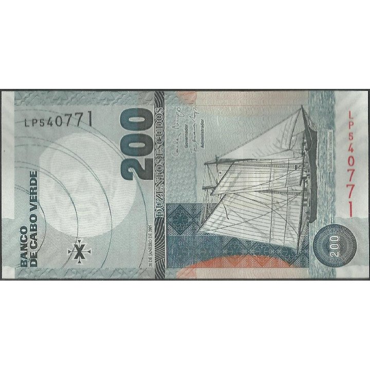 Cabo Verde 200 Escudos 20 Ene 2005 P68a