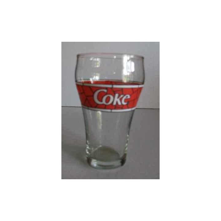 Vaso Banda Roja Con Vitral