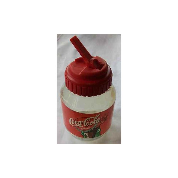 Frasco Con Pitillo Coca-Cola Diam 7 cm Altura 13 cm