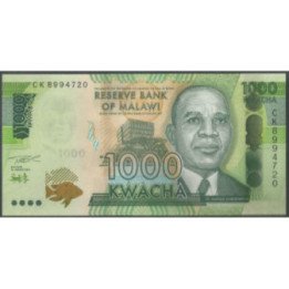 Malawi 1.000 Kwacha 1 Ene 2021 P67e