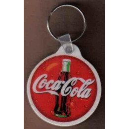 Llavero Coca-Cola Redondo Botella