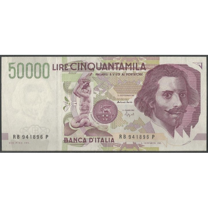 Italia 50.000 Liras 27 May 1992 P116b