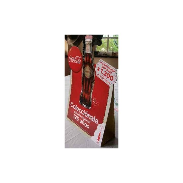 Plegable Botella Conmemorativa 125 Años reverso