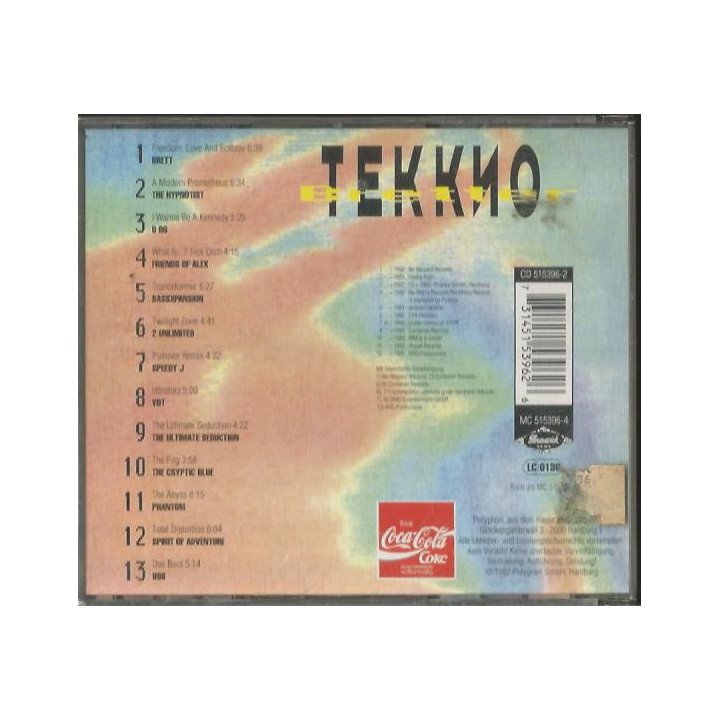 Cd Tekhno Bretter reverso