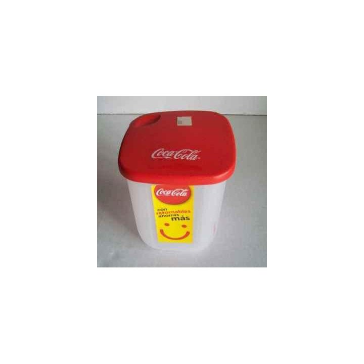 Tarro Cocina Plástico Tapa Roja