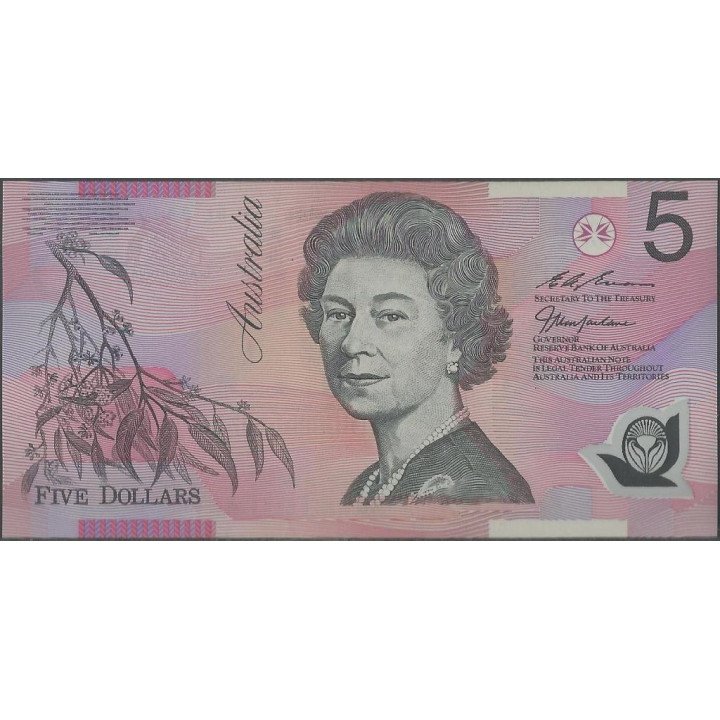 Australia 5 Dollars 1998 P51c