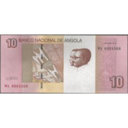 Angola 10 Kwanzas Oct 2012 P151B