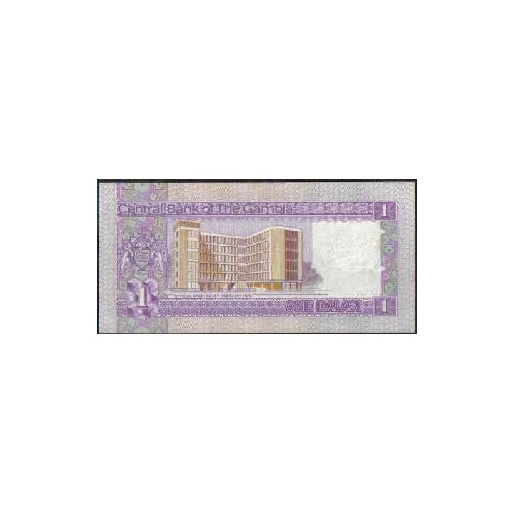 Gambia 1 Dalasi ND1978 P8a reverso