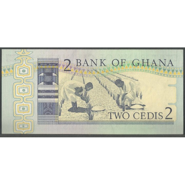 Ghana 2 Cedis 6 Mar 1982 P18d reverso