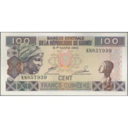 Guinea 100 Francs 1998 P35a