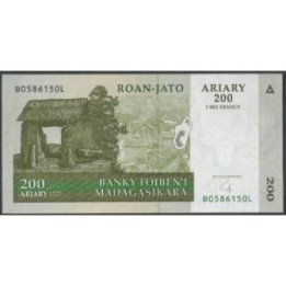 Madagascar 200 Ariary 2004 P87b
