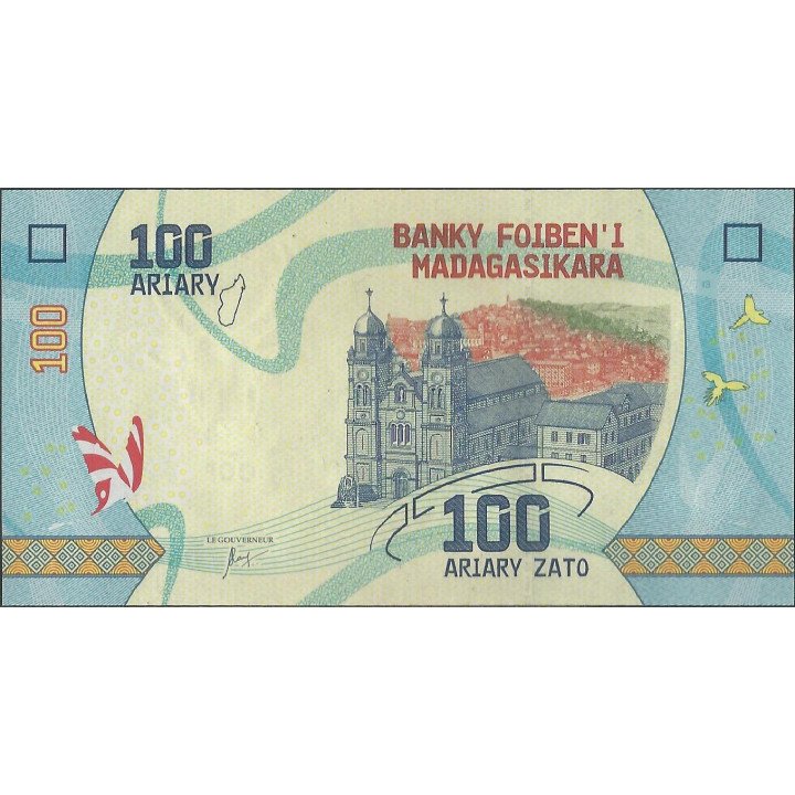 Madagascar 100 Ariary ND2017 P97