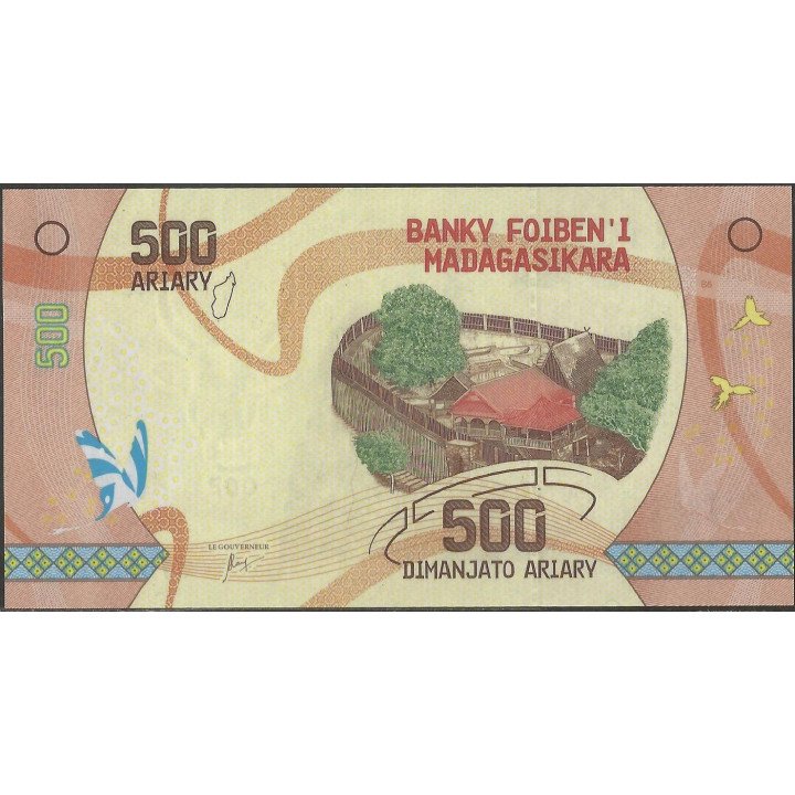Madagascar 500 Ariary ND2017 P99