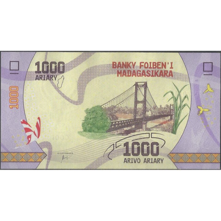 Madagascar 1.000 Ariary ND2017 P100