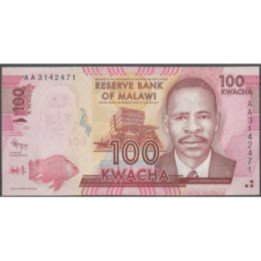 Malawi 100 Kwacha 1 Ene 2012 P59a
