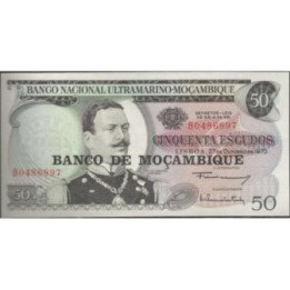 Mozambique 50 Escudos ND1976 P116