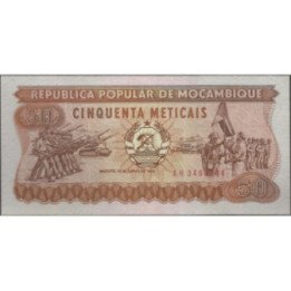 Mozambique 50 Meticais 16 Jun 1983 P129a