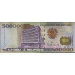Mozambique 500.000 Meticais 16 Jun 2003 P142
