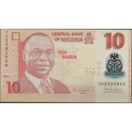 Nigeria 10 Naira 2011 P39c