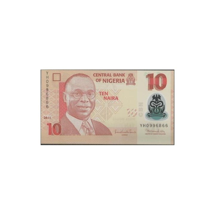 Nigeria 10 Naira 2011 P39c