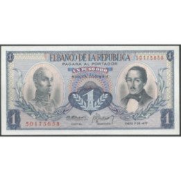 Billete de 1 Peso 1 ene 1977 BGW081