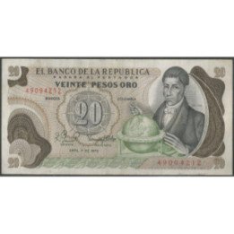 Billete de 20 Pesos 1 Abr 1979 BGW238