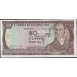 Billete de 50 Pesos 1 Ene 1980 BGW268
