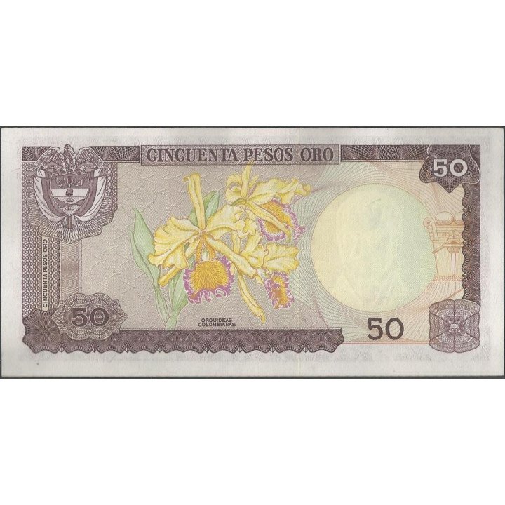 Billete de 50 Pesos 1 Ene 1980 BGW268 reverso