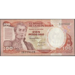 Billete de 100 Pesos 1 Ene 1990 BGW331